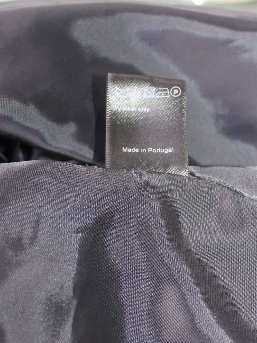 Me+EM black Navy Straight leg wool blended dot pattern women Lined Trousers sz 4 - Picture 8 of 9